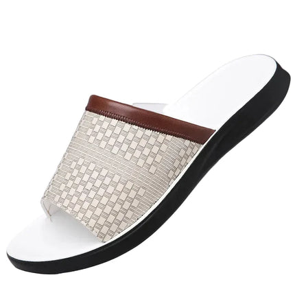 Men’s Woven Strap Slide Sandals