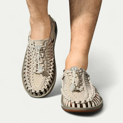 Men’s Woven Upper Slip-On Sneakers