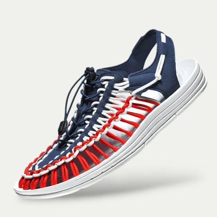 Men’s Woven Upper Slip-On Sneakers