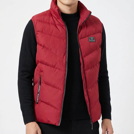 Men’s Zip Front Puffer Vest