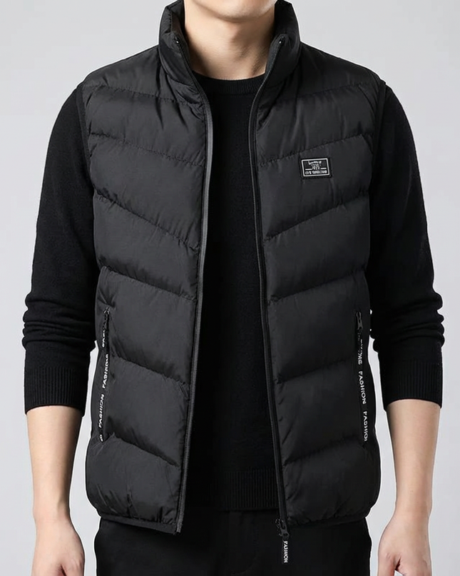 Men’s Zip Front Puffer Vest