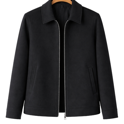 Men’s Zip-Front Structured Jacket
