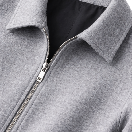 Men’s Zip-Front Structured Jacket