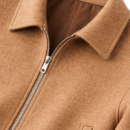 Men’s Zip-Front Structured Jacket