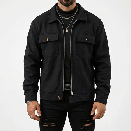 Men’s Zip Front Utility Jacket
