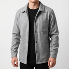 Gray Button-up / S