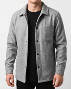 Gray Button-up