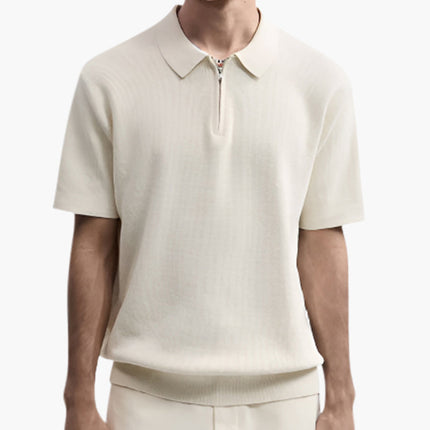 Men’s Zip Neck Knit Polo