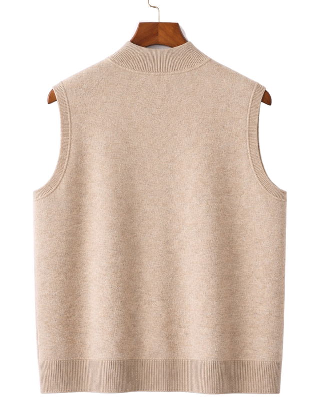 Men’s Zip-Up Knit Vest