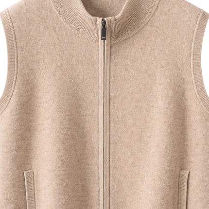 Men’s Zip-Up Knit Vest