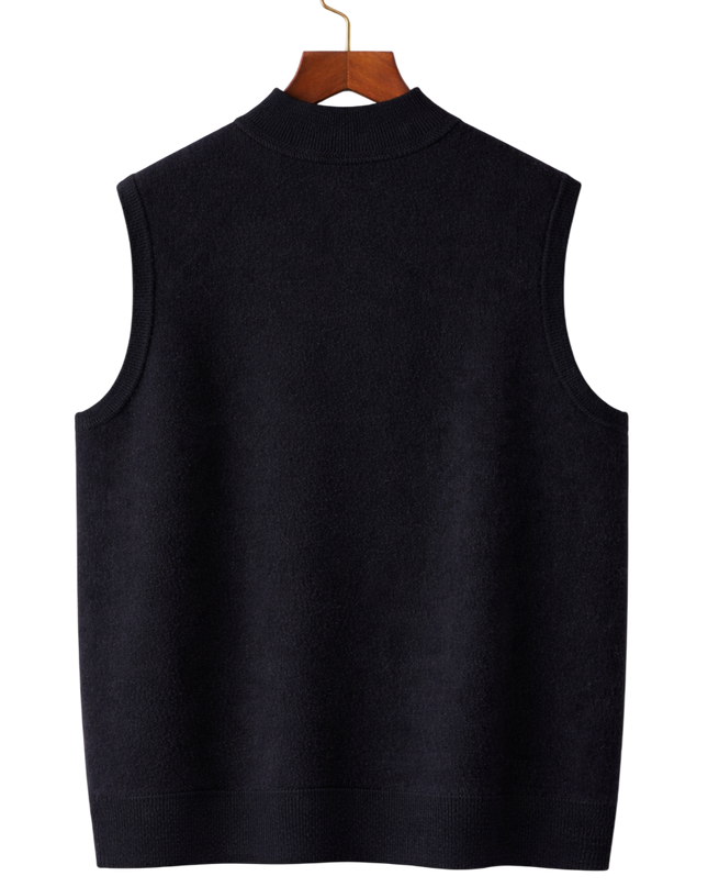 Men’s Zip-Up Knit Vest