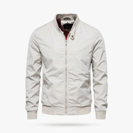 Men’s Zip-Up Stand Collar Jacket