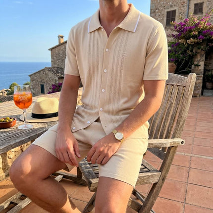 Men’s 2-Piece Shirt and Shorts Set