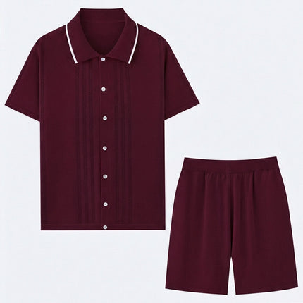 Men’s 2-Piece Shirt and Shorts Set
