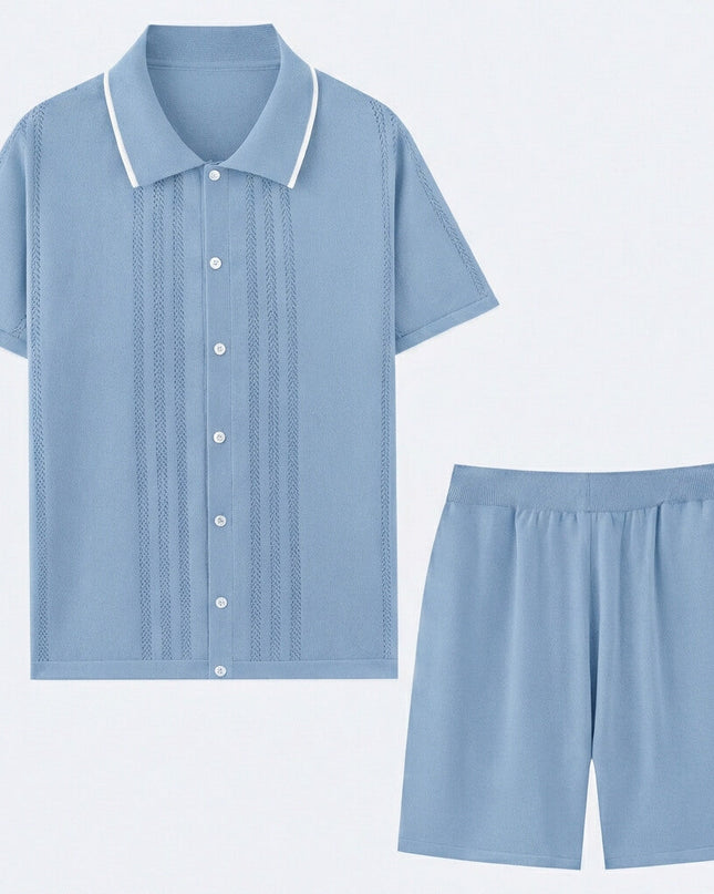 Men’s 2-Piece Shirt and Shorts Set