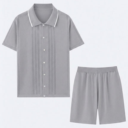 Men’s 2-Piece Shirt and Shorts Set