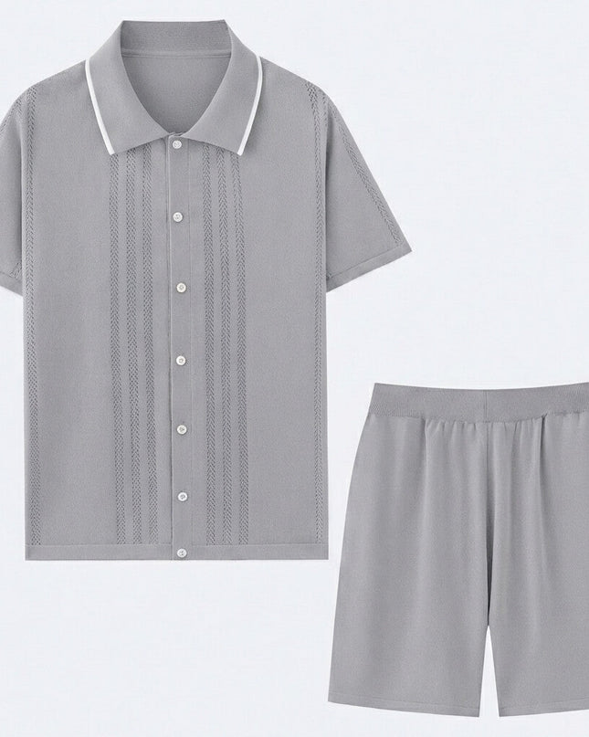 Men’s 2-Piece Shirt and Shorts Set