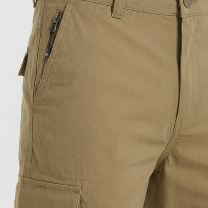 Men's Cargo Shorts Stretch Fabric Relaxed Fit Multiple Pockets Lightweight