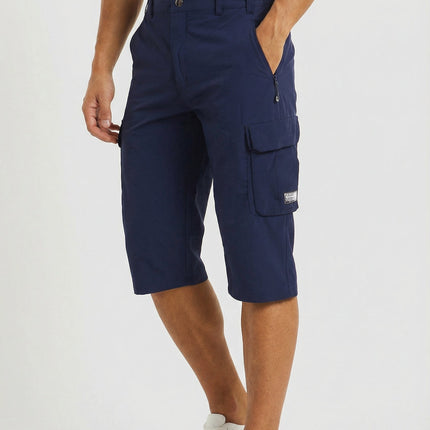 Men's Cargo Shorts Stretch Fabric Relaxed Fit Multiple Pockets Lightweight