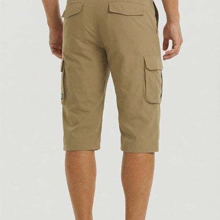 Men's Cargo Shorts Stretch Fabric Relaxed Fit Multiple Pockets Lightweight