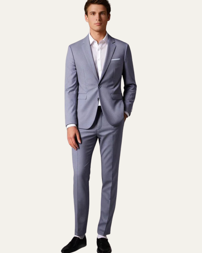 Men's Elegant 2 Piece Suit Set – Blazer & Trousers