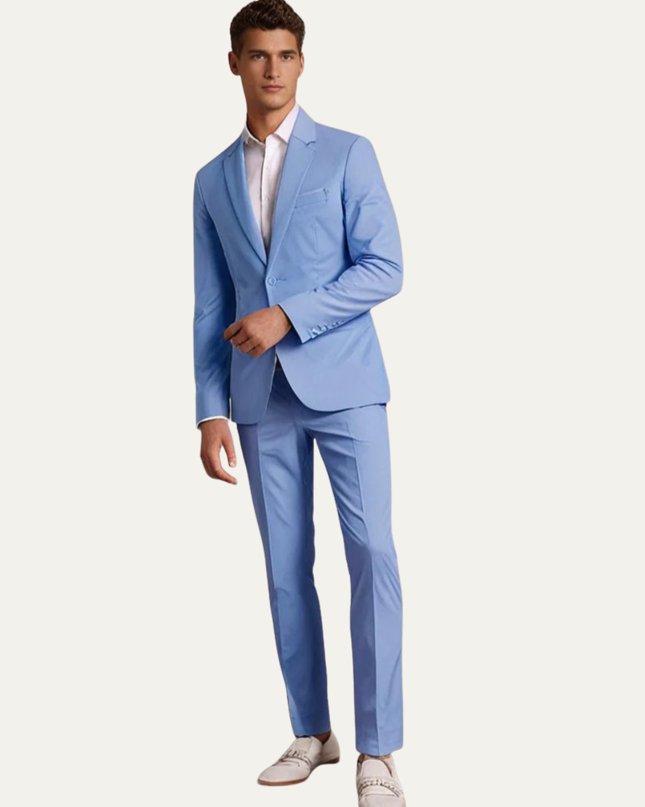 Men's Elegant 2 Piece Suit Set – Blazer & Trousers
