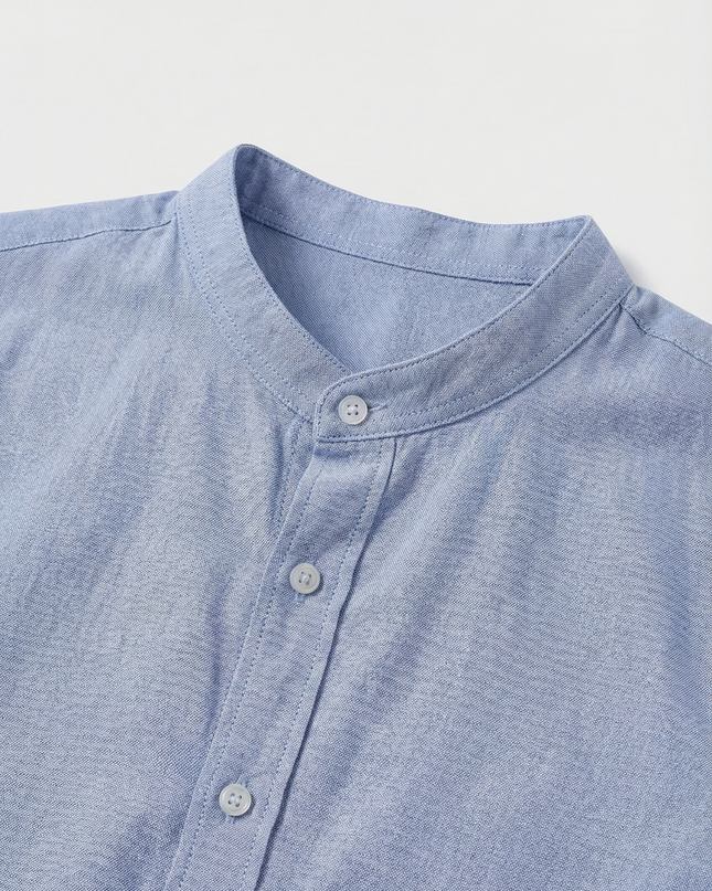 Men's Shirt Linen Relaxed Fit Lightweight Casual