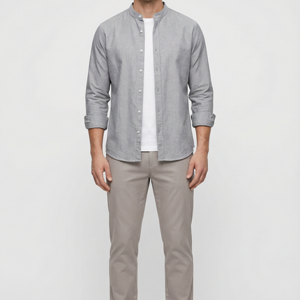 Men's Shirt Linen Relaxed Fit Lightweight Casual