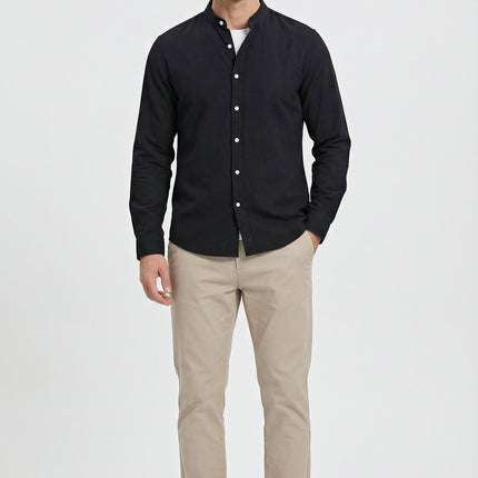 Men's Shirt Linen Relaxed Fit Lightweight Casual