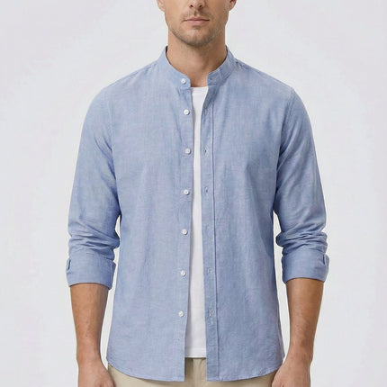 Men's Shirt Linen Relaxed Fit Lightweight Casual