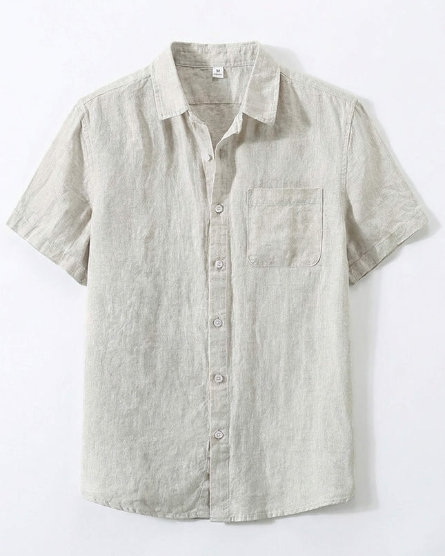 Men’s Short Sleeve Button-Up Shirt