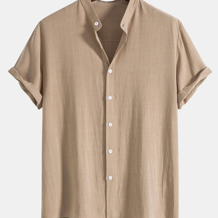 Men's Short Sleeve Casual Shirt Set
