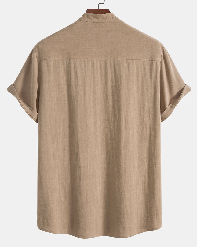 Men's Short Sleeve Casual Shirt Set