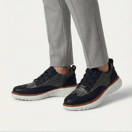 Men's Sneakers Leather Lightweight Breathable
