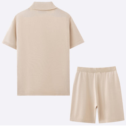 Men’s Summer 2-Piece Set Shirt and Shorts
