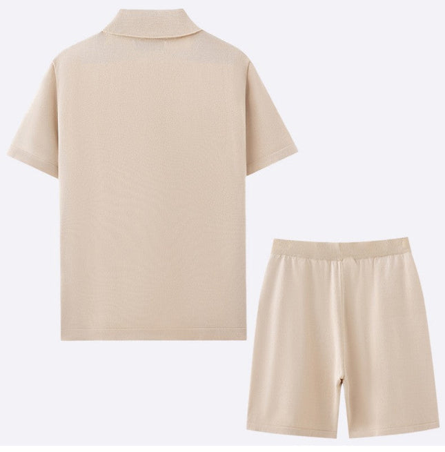 Men’s Summer 2-Piece Set Shirt and Shorts
