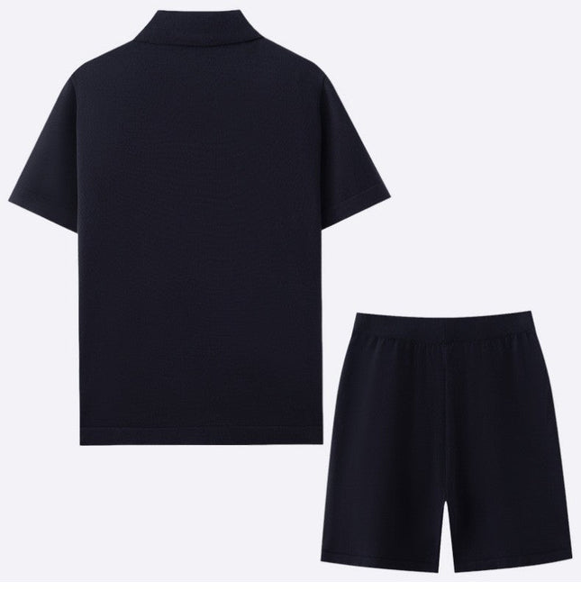 Men’s Summer 2-Piece Set Shirt and Shorts
