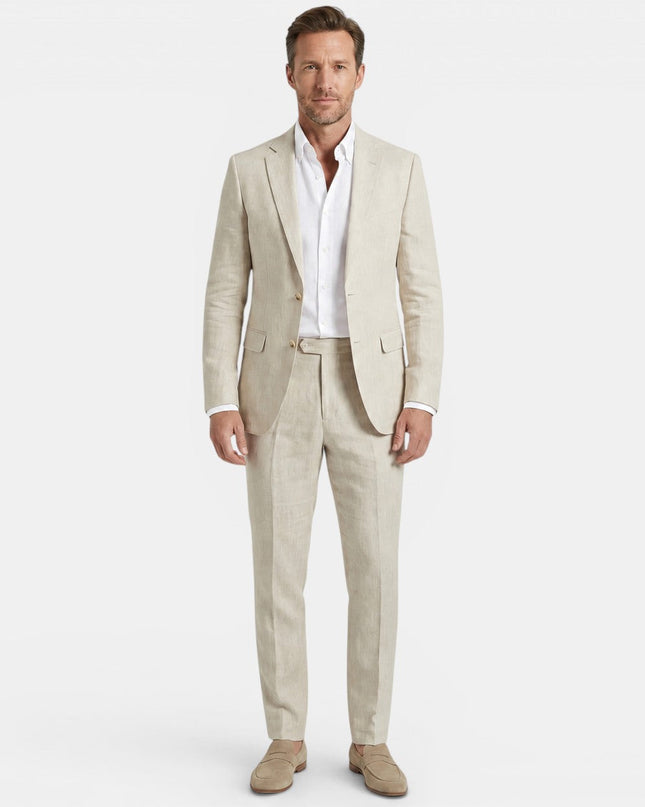 Men's Two-Piece Textured Weave Suit