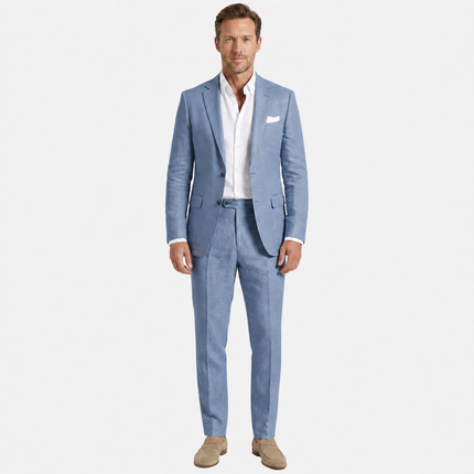 Men's Two-Piece Textured Weave Suit