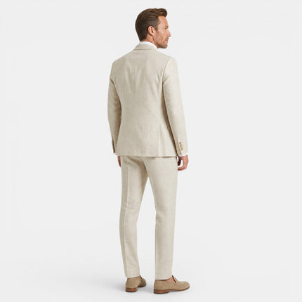 Men's Two-Piece Textured Weave Suit