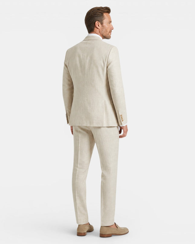 Men's Two-Piece Textured Weave Suit