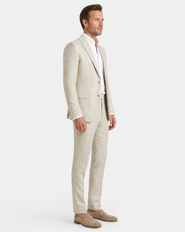 Men's Two-Piece Textured Weave Suit