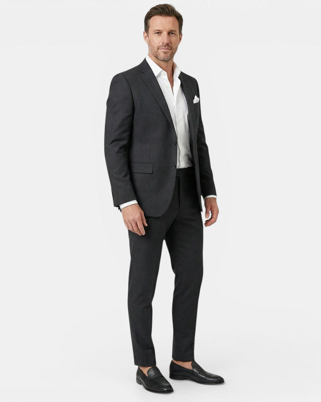 Men's Two-Piece Textured Weave Suit