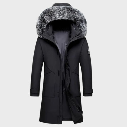 Marcus | Men's Winter Parka Jacket Waterproof Faux-Fur Hooded Long Coat