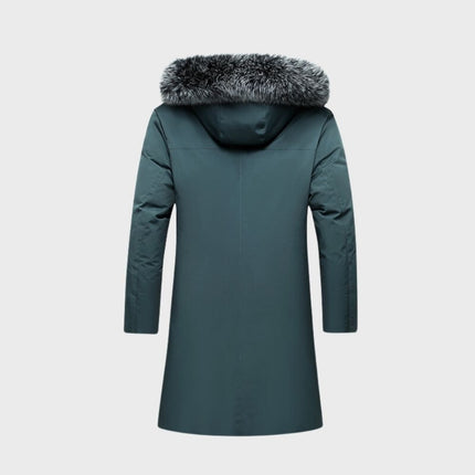 Marcus | Men's Winter Parka Jacket Waterproof Faux-Fur Hooded Long Coat