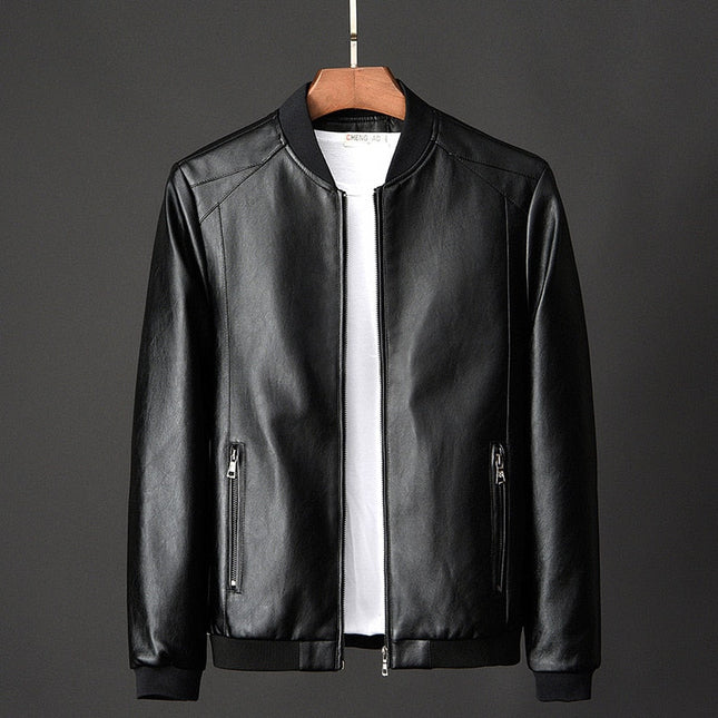 Men's Zip-Up Motorcycle Jacket