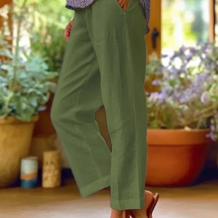 Mireille | Relaxed Tapered Cropped Pants
