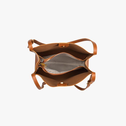 Noémie | Women's Woven Vegan Leather Tote Bag