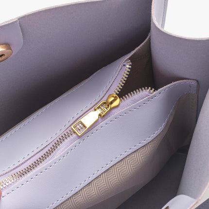 Noémie | Women's Woven Vegan Leather Tote Bag