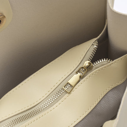 Noémie | Women's Woven Vegan Leather Tote Bag